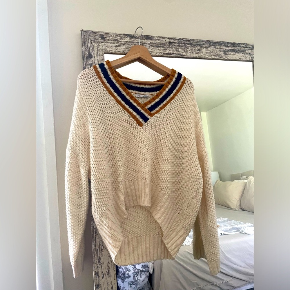 Varsity V-Neck Sweater